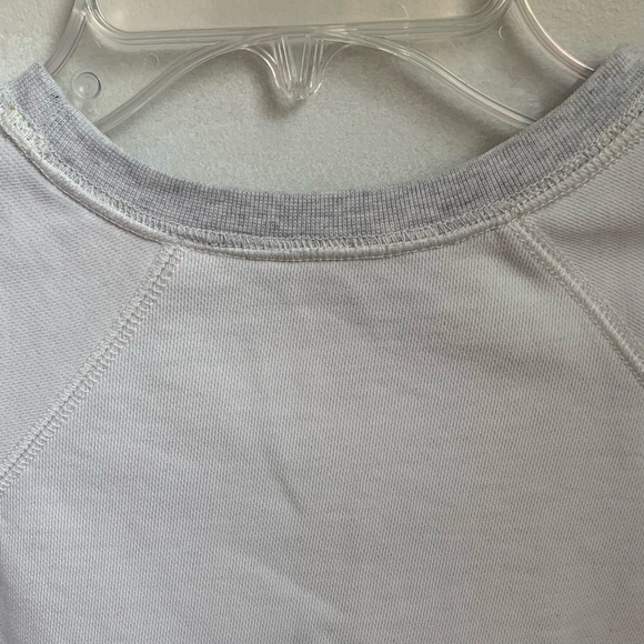 Calvin Klein Retro Boxy Short Sleeved Sweatshirt Colour Block Reverse Weave XS - Picture 4 of 12